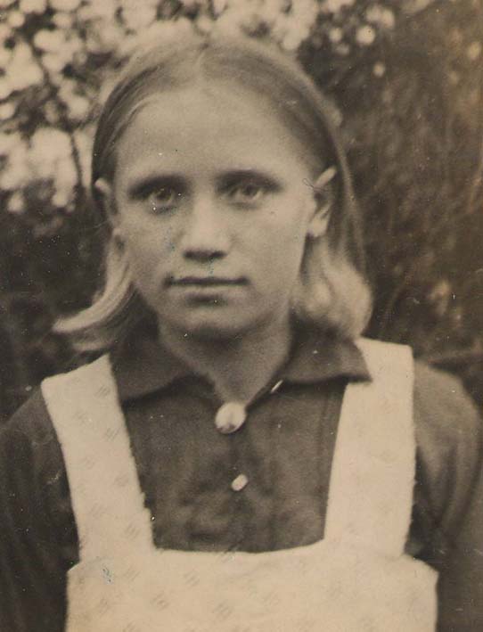Евгения Егорова, сестра отца. 1 декабря 1940 года/Фото: Волового
