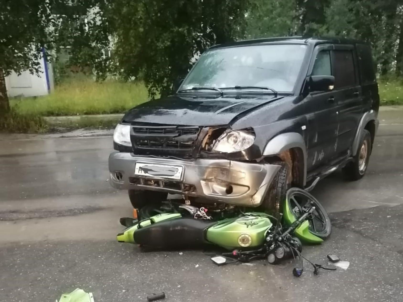 В Архангельской области за сутки в ДТП пострадало трое несовершеннолетних