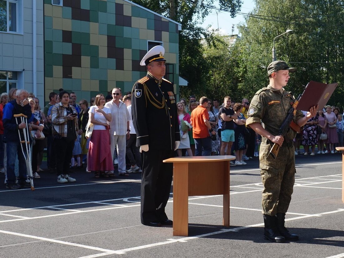 Курсанты Военного учебного центра САФУ приняли присягу