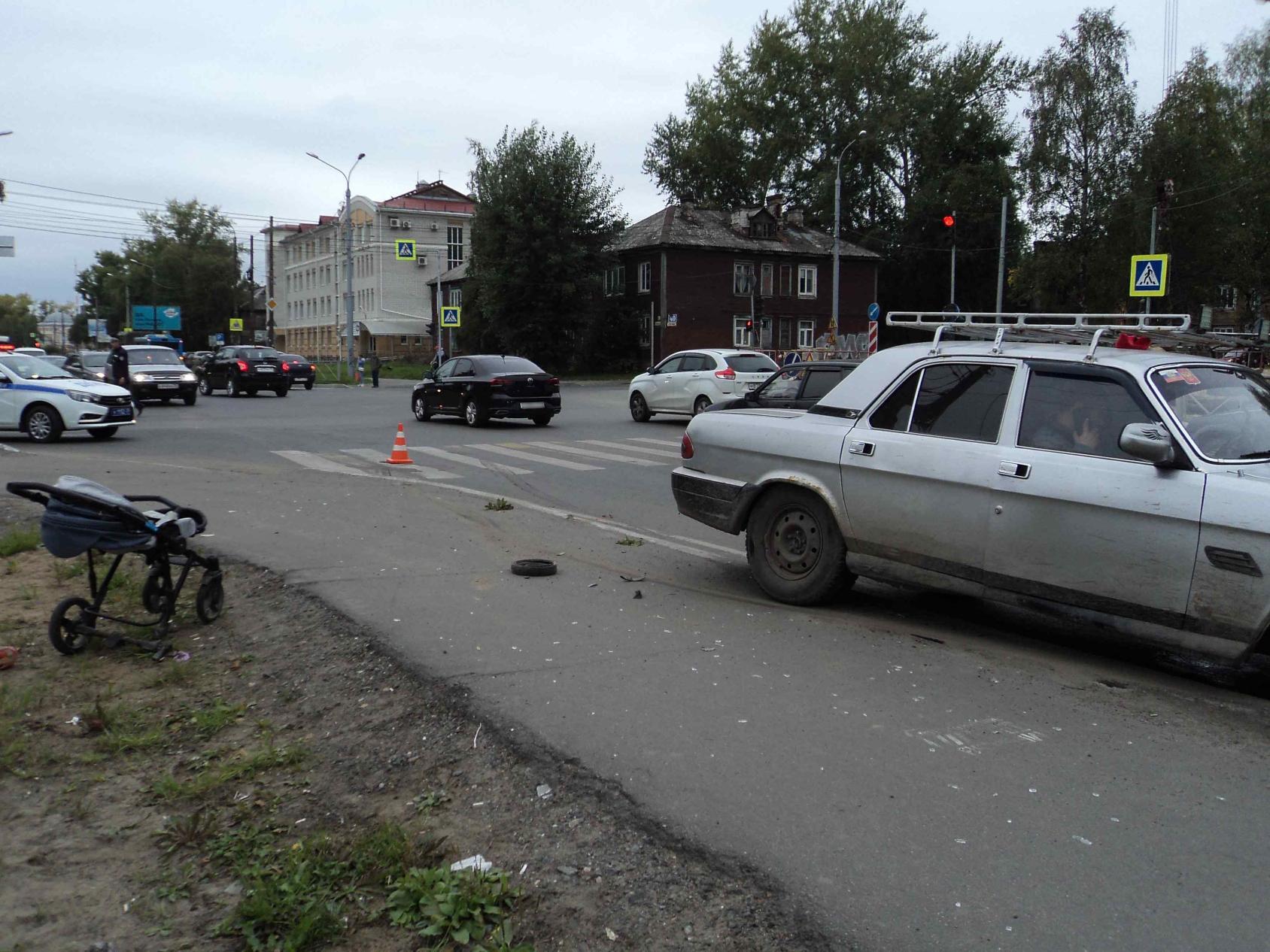 В Архангельске пьяный водитель сбил женщину с грудным ребёнком