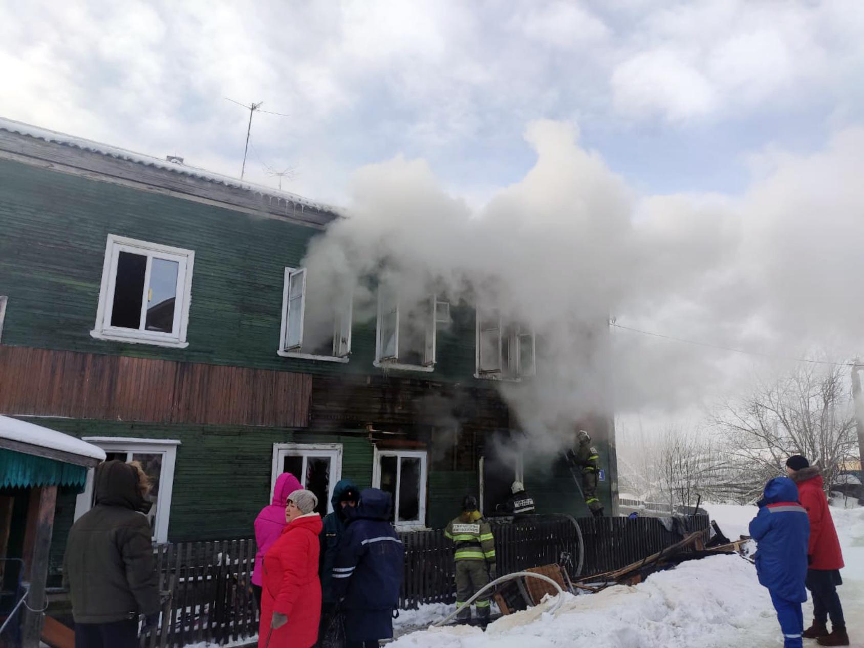 В Архангельске в огне пожара погиб подросток