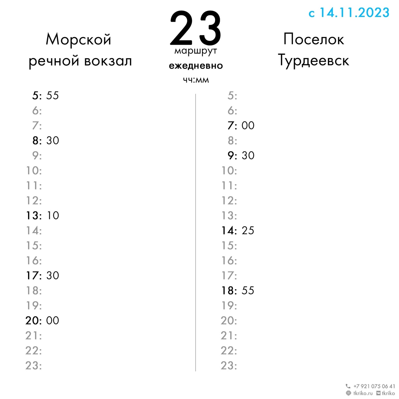 Инфографика: ТК «Рико»