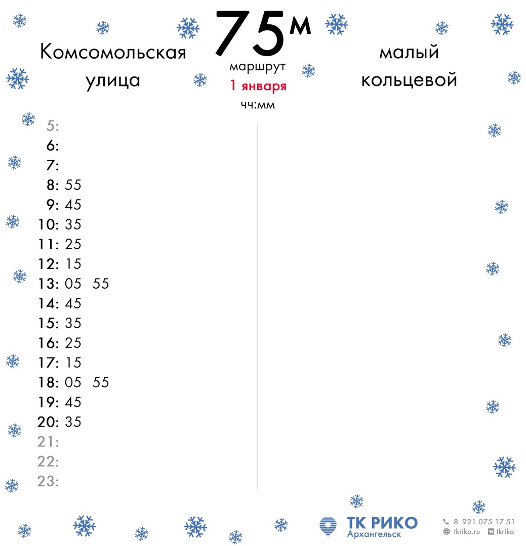 Инфографика: ТК «Рико»