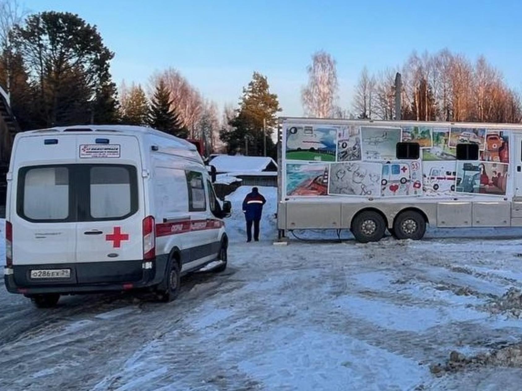 В Архангельской области заработал первый в регионе трассовый пункт скорой  помощи