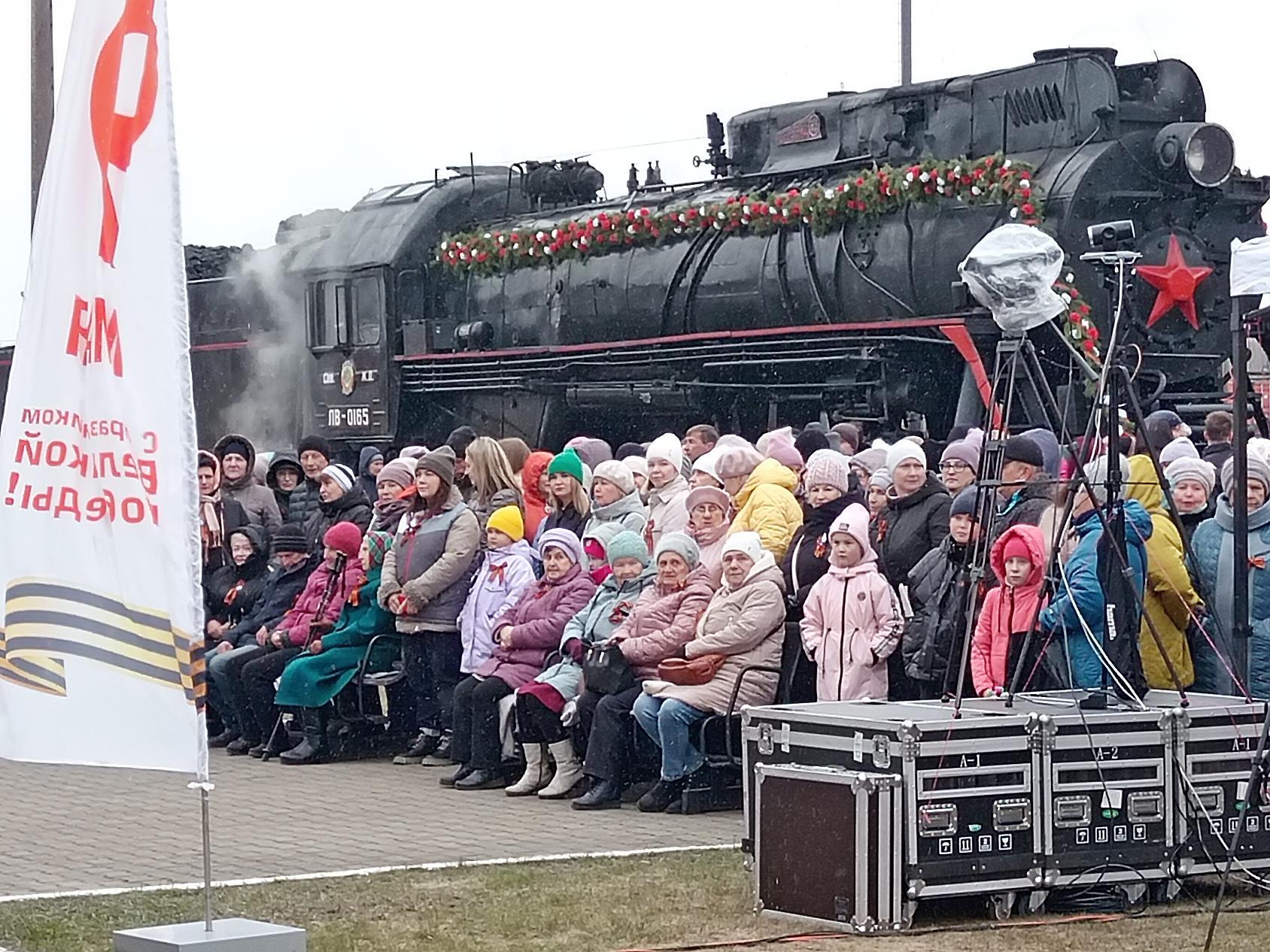 В посёлке Вычегодский прошла Всероссийская акция «Гудок Победы»