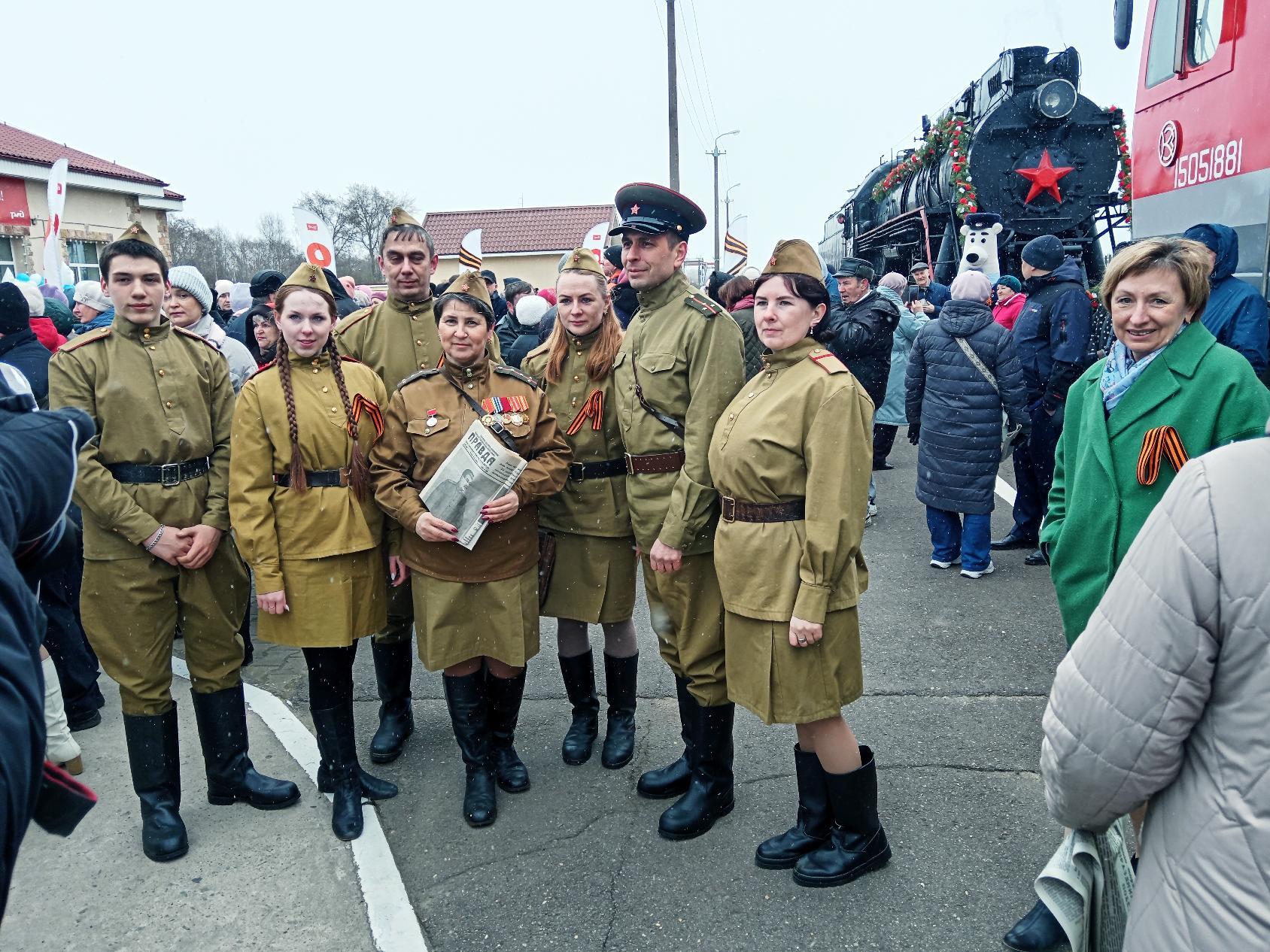 В посёлке Вычегодский прошла Всероссийская акция «Гудок Победы»