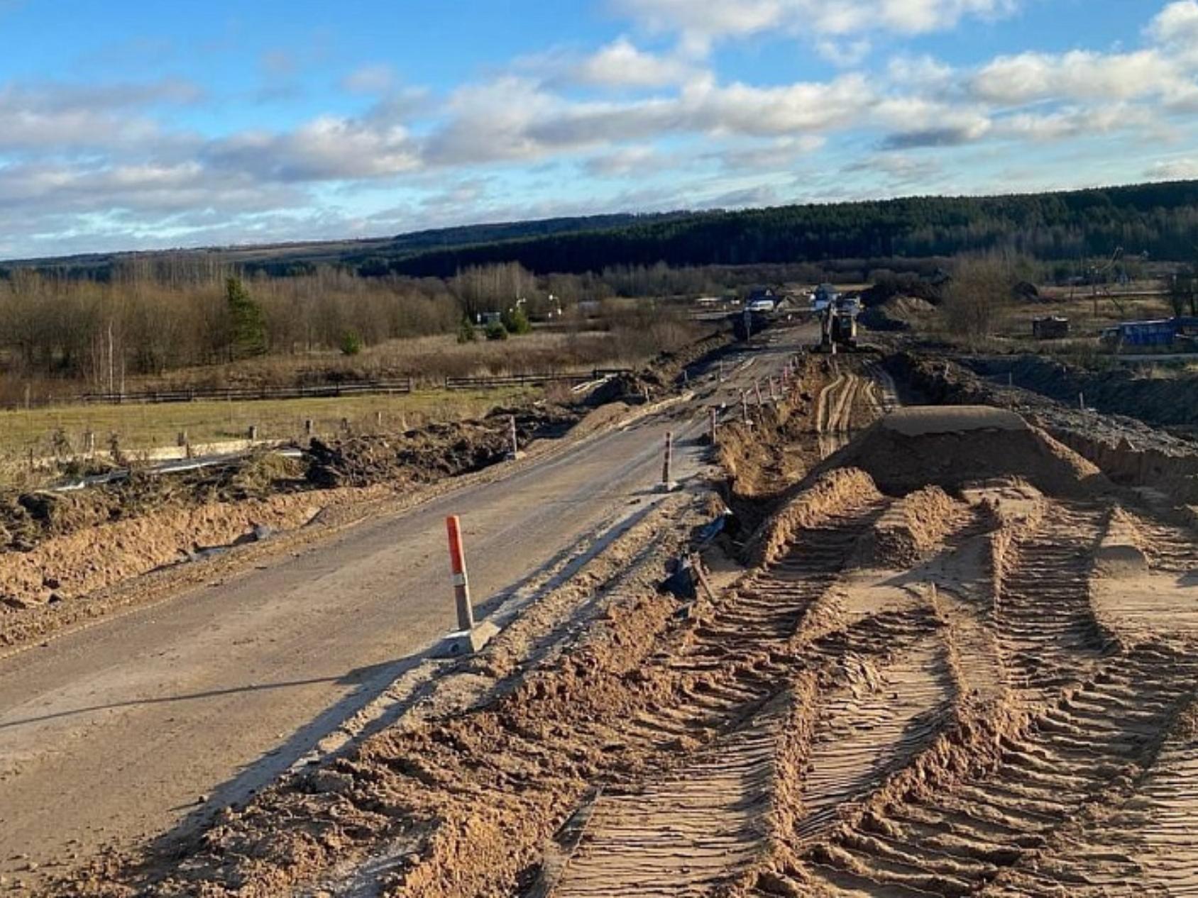 На трассе Коноша – Вельск продолжается капитальный ремонт 27-километрового участка