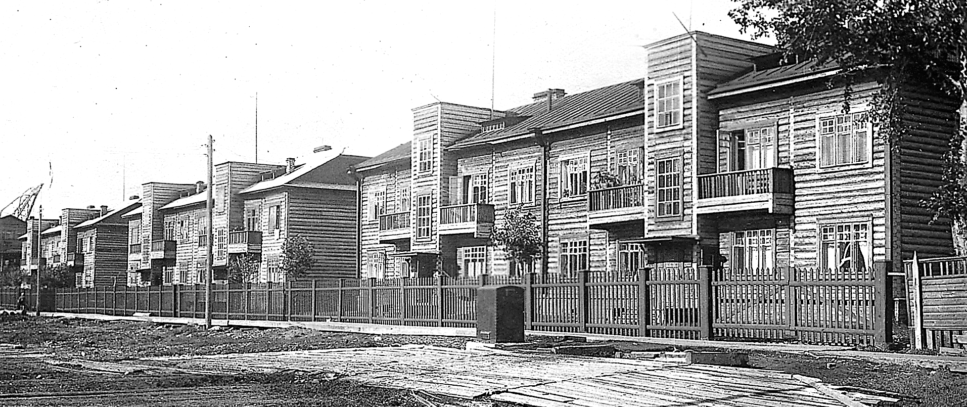 Профессорско-преподавательский городок Лесотехнического
института. 1929–1931. Собрание автора